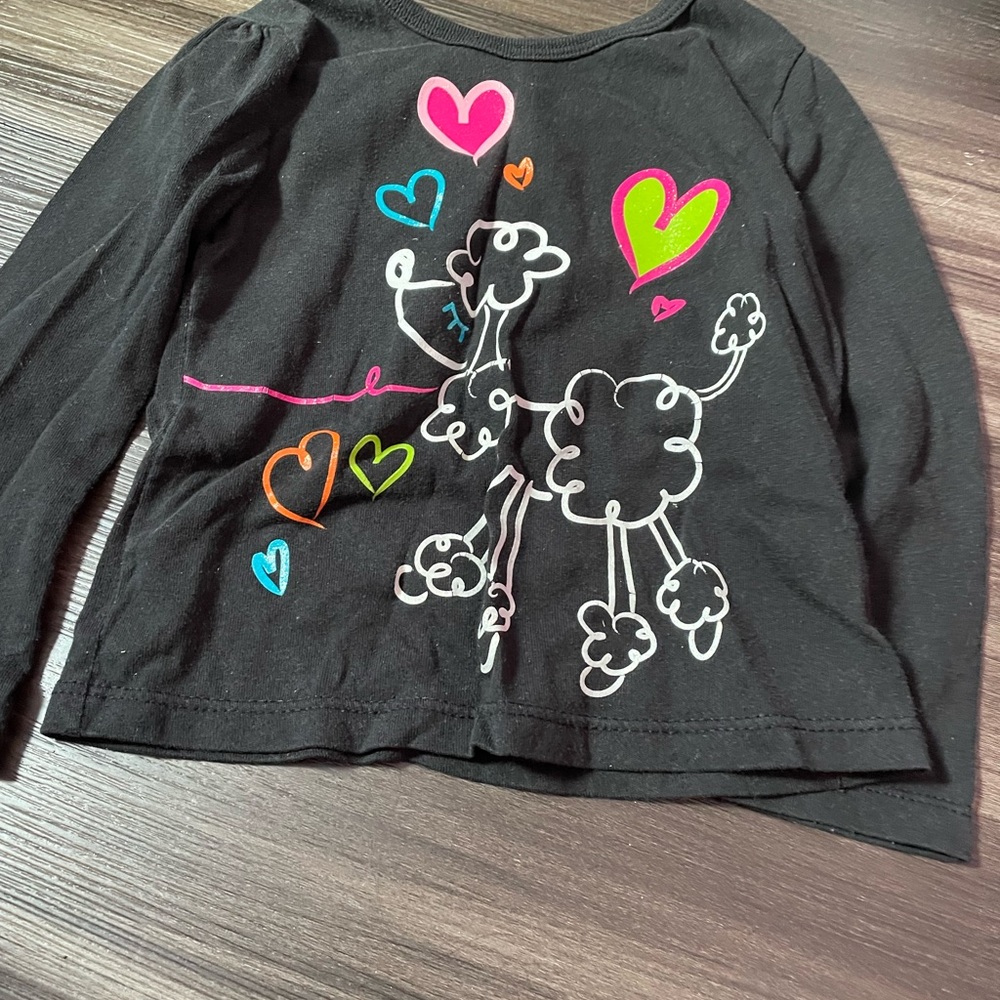Long sleeve black tee